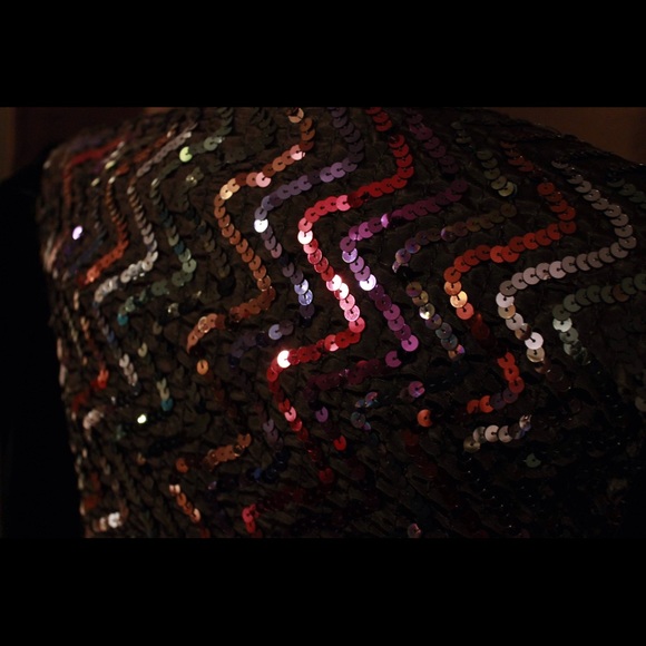 Vintage Sarah McClintock sequin and velvet dress - Picture 3 of 5